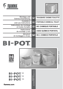 Manual de uso Fiamma Bi-Pot 34 Orinal portátil