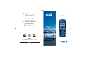 Handleiding Nokia 7250i Mobiele telefoon