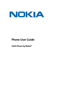 Handleiding Nokia 6165i Mobiele telefoon