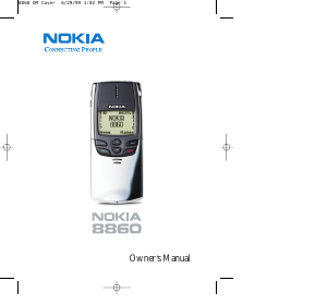 Handleiding Nokia 8860 Mobiele telefoon