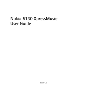 Handleiding Nokia 5130 XpressMusic Mobiele telefoon