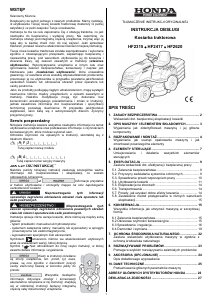 Instrukcja Honda HF2315 Kosiarka