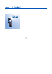 Handleiding Nokia 5140 Mobiele telefoon