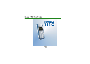 Handleiding Nokia 1110 Mobiele telefoon
