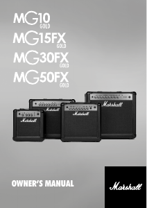 Manual Marshall MG30FX Gold Guitar Amplifier