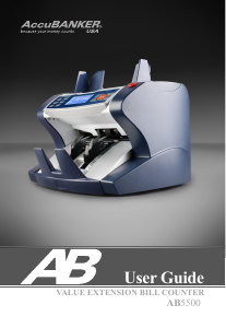 Manual AccuBANKER AB5500 Banknote Counter