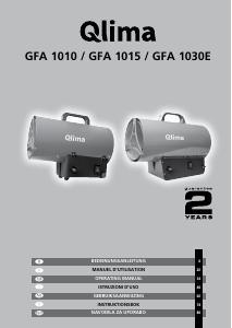 Bedienungsanleitung Qlima GFA1010 Heizgerät