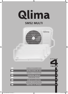 Handleiding Qlima SM52 Multi Airconditioner