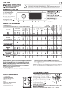 Mode d’emploi Whirlpool FFDBE 8468 BSEV F Lave-linge