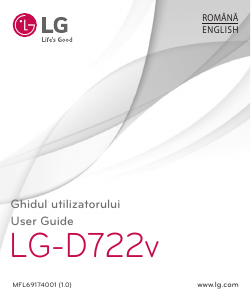 Manual LG D722v Mobile Phone