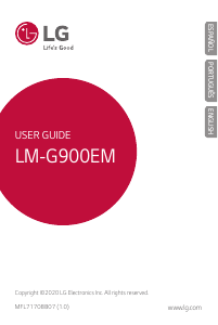 Manual LG LM-G900EM Mobile Phone