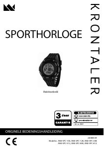 Handleiding Krontaler AN0-SPC-208 Sporthorloge