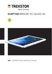 Handleiding TrekStor SurfTab breeze 10.1 Quad 3G Tablet