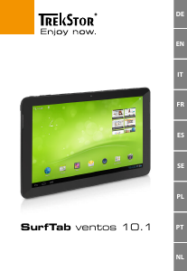 Manual de uso TrekStor SurfTab ventos 10.1 Tablet