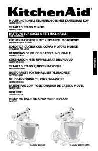 Mode d’emploi KitchenAid 5KSM150PSEOB Robot sur socle