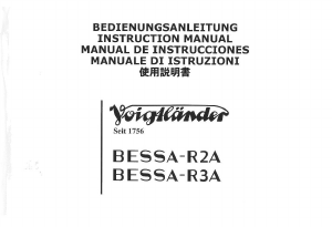 Manual Voigtländer Bessa R2A Camera