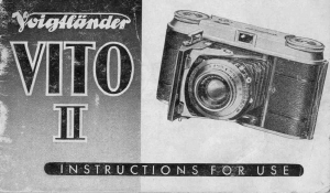 Manual Voigtländer Vito II Camera