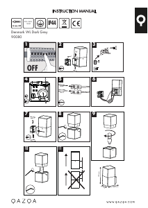 Manual de uso Qazqa 90080 Denmark Lámpara