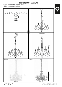 Instrukcja Qazqa 90262 Giuseppe 5 Lampa