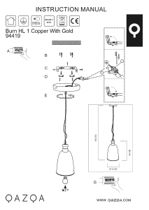 Bedienungsanleitung Qazqa 94419 Leuchte