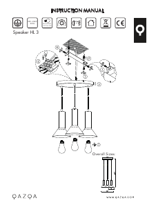 Instrukcja Qazqa 96606 Speaker Lampa