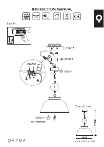 Bedienungsanleitung Qazqa 96694 Bax Leuchte