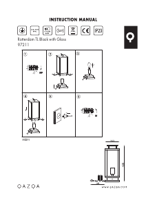 Manual de uso Qazqa 97211 Rotterdam Lámpara