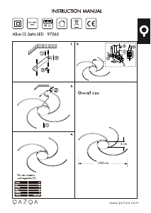 Bruksanvisning Qazqa 97265 Alice Lampa