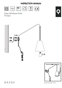 Instrukcja Qazqa 97362 Demi Lampa