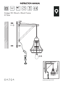 Instrukcja Qazqa 97364 Galgje Lampa