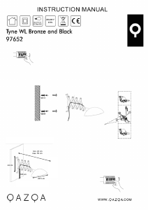 Instrukcja Qazqa 97652 Tyne Lampa