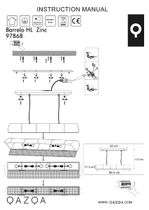 Bedienungsanleitung Qazqa 97868 Barrelo Leuchte