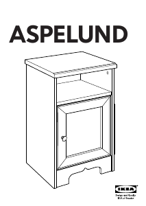 Mode d’emploi IKEA ASPELUND Table de chevet