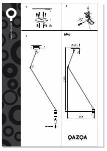 Manual de uso Qazqa 98679 Blitz I staal Lámpara