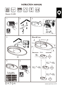 Manual de uso Qazqa 99068 Rowan Lámpara