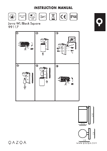 Bruksanvisning Qazqa 99117 Jarra Lampe