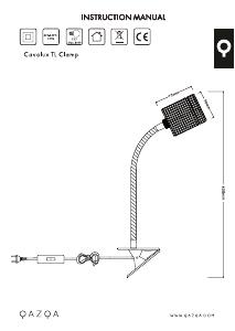 Instrukcja Qazqa 99234 Cavalux Lampa