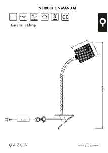 Bruksanvisning Qazqa 99234 Cavalux Lampe