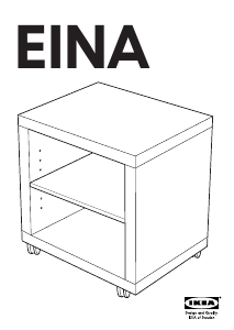 Brugsanvisning IKEA EINA Sengebord
