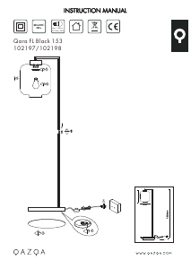 Instrukcja Qazqa 102198 Qara Lampa