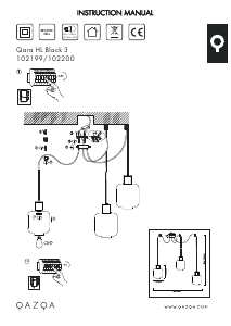 Bruksanvisning Qazqa 102199 Qara Lampe