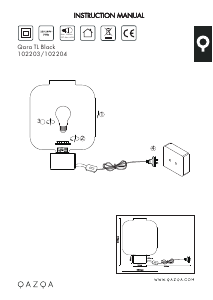 Bruksanvisning Qazqa 102203 Qara Lampe