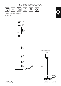 Instrukcja Qazqa 102217 Dome Lampa