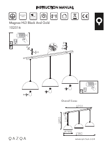 Manual de uso Qazqa 102516 Magnax Lámpara