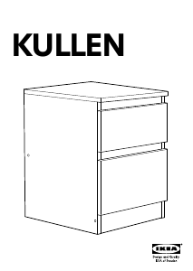 Návod IKEA KULLEN Nočný stolík