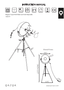 Manual de uso Qazqa 102519 Magnax Lámpara