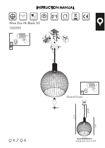 Instrukcja Qazqa 102595 Wire Dos Lampa