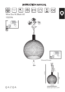 Bruksanvisning Qazqa 102596 Wire Dos Lampe