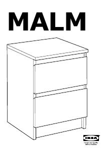 Priročnik IKEA MALM Nočna omarica
