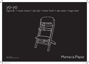 Bedienungsanleitung Mamas & Papas Yo-Yo Babyhochstuhl